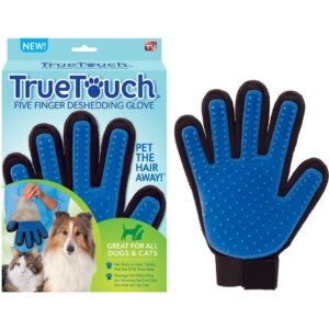 True Touch Five Finger Pet Deshedding Glove
