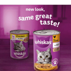 Whiskas Tin In Jelly With Chicken, Beef, Lamb