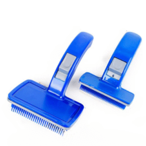 Button Brush Blue For Pet