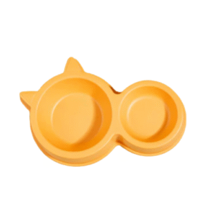 Cat Double Bowl Cute Shape