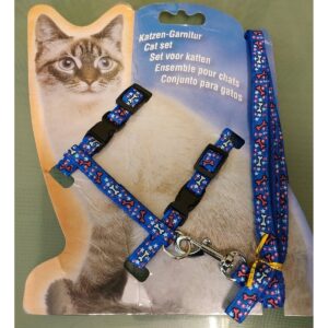 Cat Harness And Leash Printed