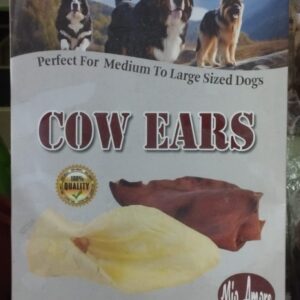 Perfect To Medium To Large Sized Dogs Cow Ears